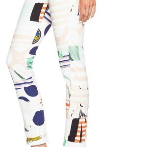 Kenzo Paris colorful  “Torn Paper” Pants with Artistic Print